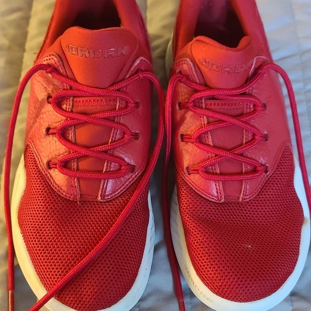 Jordan Vibrant Red Athletic Shoes